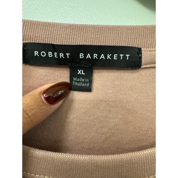 Robert Barakett Men's XL Solid Pink Georgia Short Sleeve Crewneck Tee - Picture 4 of 6